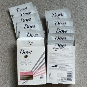 NEW 2-boxes Dove Go Active Dry Shampoo Wipes Sweat-Absorbing Hair Refresh 10-pk